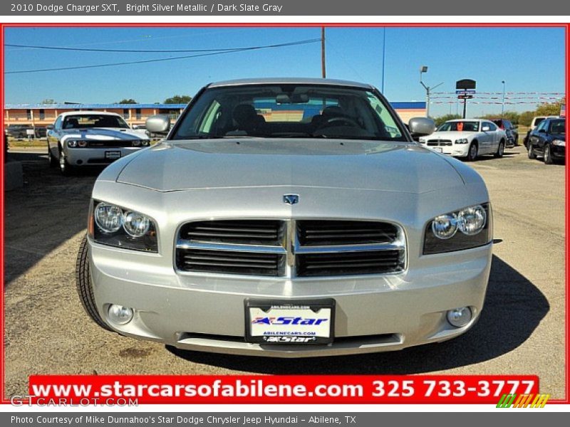 Bright Silver Metallic / Dark Slate Gray 2010 Dodge Charger SXT