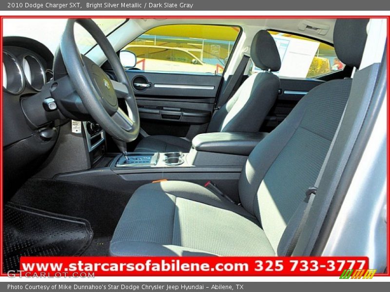 Bright Silver Metallic / Dark Slate Gray 2010 Dodge Charger SXT