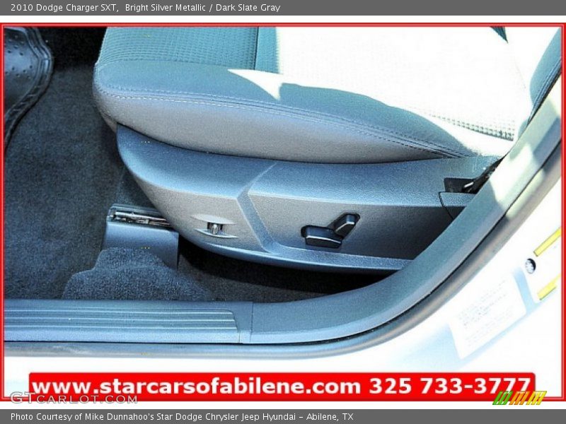 Bright Silver Metallic / Dark Slate Gray 2010 Dodge Charger SXT