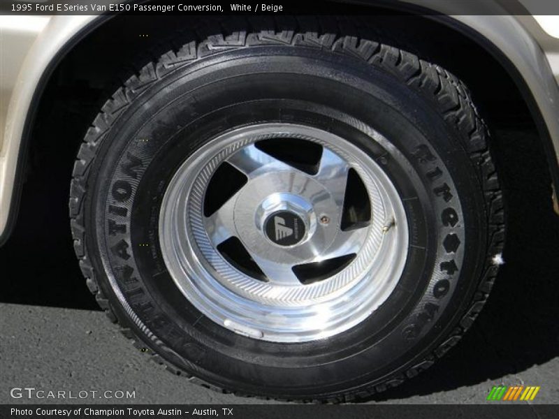 White / Beige 1995 Ford E Series Van E150 Passenger Conversion
