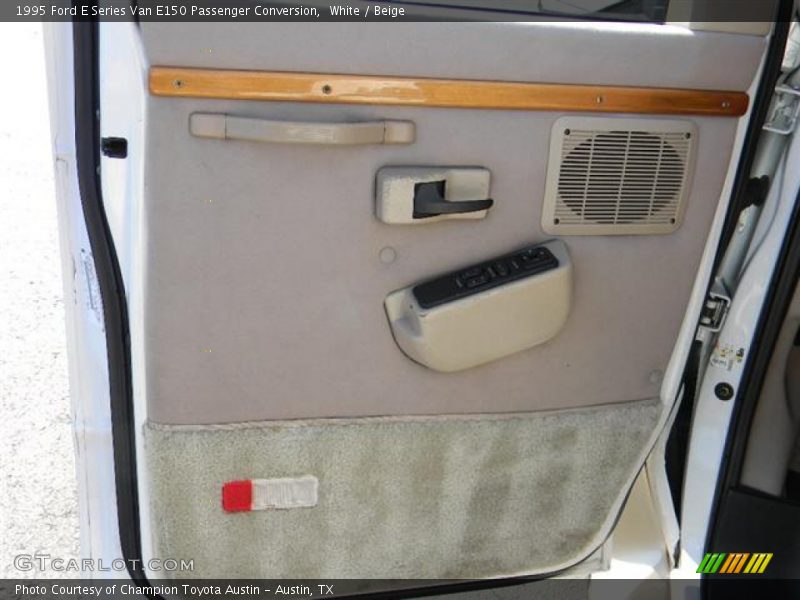 White / Beige 1995 Ford E Series Van E150 Passenger Conversion