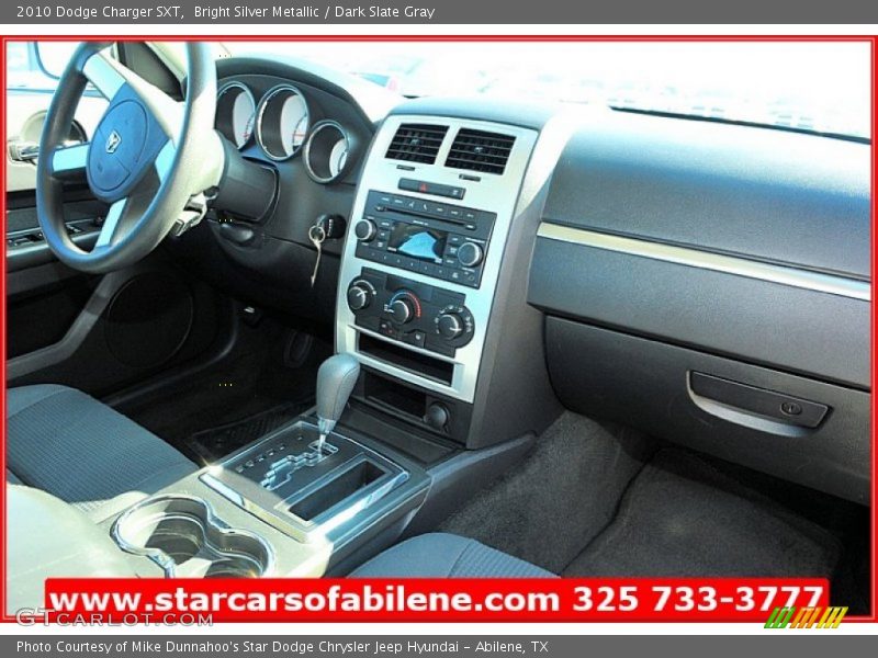 Bright Silver Metallic / Dark Slate Gray 2010 Dodge Charger SXT
