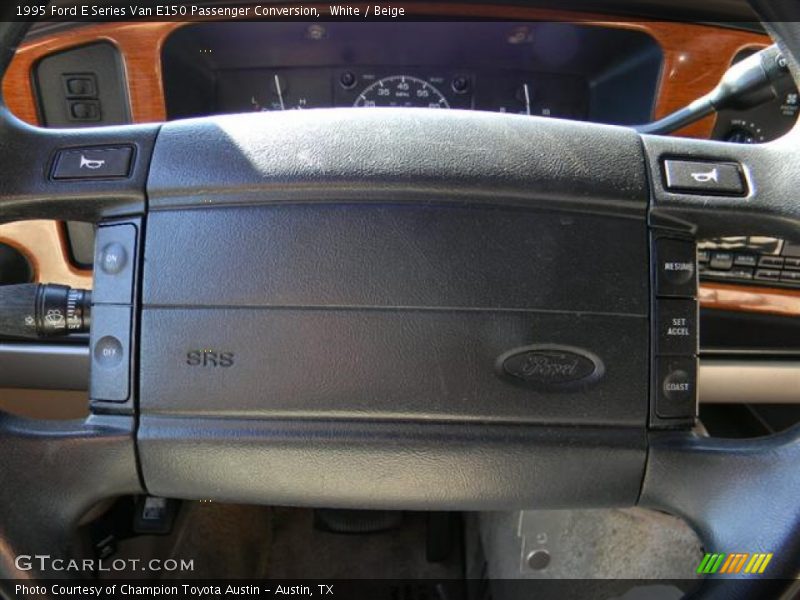 White / Beige 1995 Ford E Series Van E150 Passenger Conversion