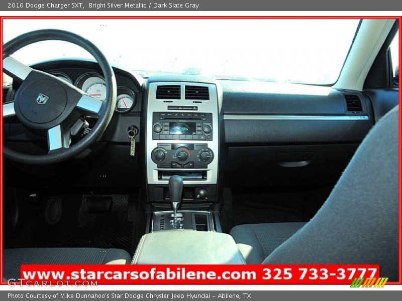 Bright Silver Metallic / Dark Slate Gray 2010 Dodge Charger SXT