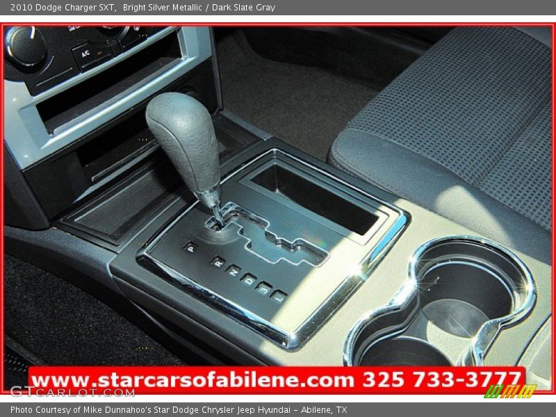 Bright Silver Metallic / Dark Slate Gray 2010 Dodge Charger SXT