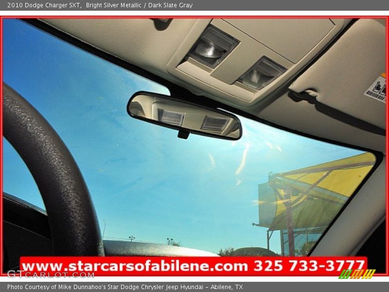 Bright Silver Metallic / Dark Slate Gray 2010 Dodge Charger SXT