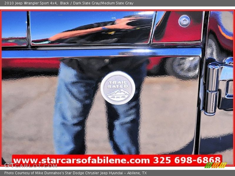Black / Dark Slate Gray/Medium Slate Gray 2010 Jeep Wrangler Sport 4x4