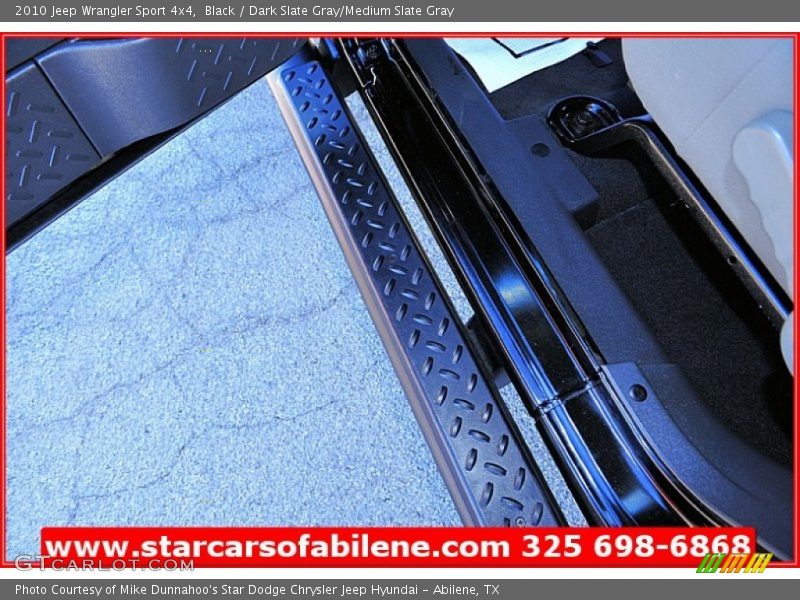 Black / Dark Slate Gray/Medium Slate Gray 2010 Jeep Wrangler Sport 4x4