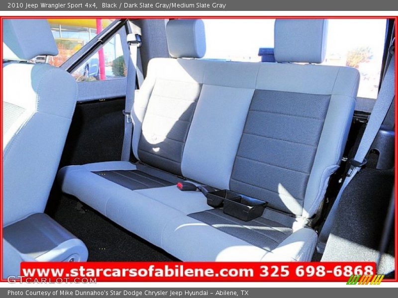 Black / Dark Slate Gray/Medium Slate Gray 2010 Jeep Wrangler Sport 4x4
