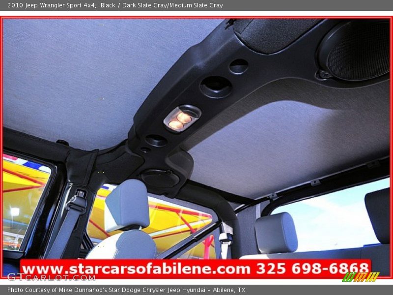 Black / Dark Slate Gray/Medium Slate Gray 2010 Jeep Wrangler Sport 4x4