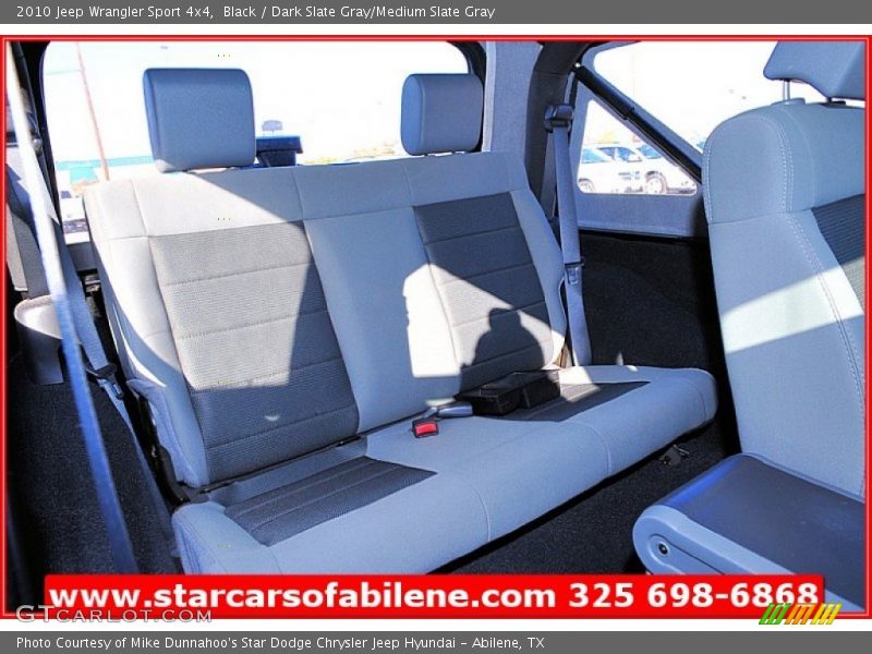 Black / Dark Slate Gray/Medium Slate Gray 2010 Jeep Wrangler Sport 4x4