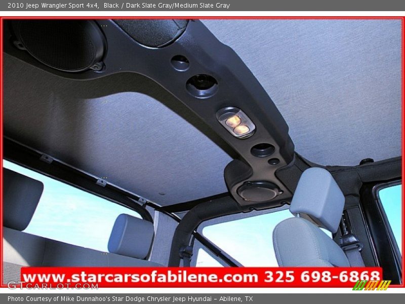 Black / Dark Slate Gray/Medium Slate Gray 2010 Jeep Wrangler Sport 4x4