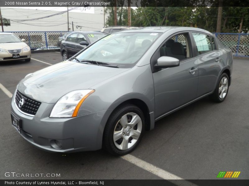 Magnetic Gray / Charcoal/Steel 2008 Nissan Sentra 2.0 S