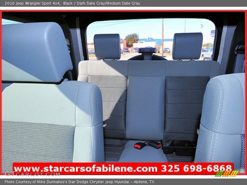 Black / Dark Slate Gray/Medium Slate Gray 2010 Jeep Wrangler Sport 4x4