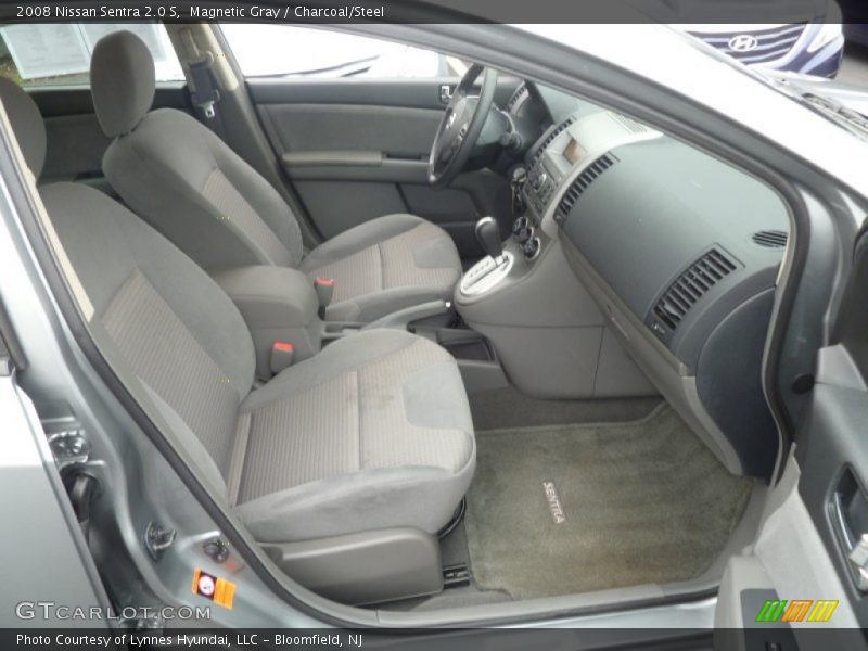 Magnetic Gray / Charcoal/Steel 2008 Nissan Sentra 2.0 S