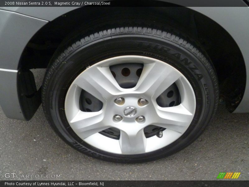 Magnetic Gray / Charcoal/Steel 2008 Nissan Sentra 2.0 S