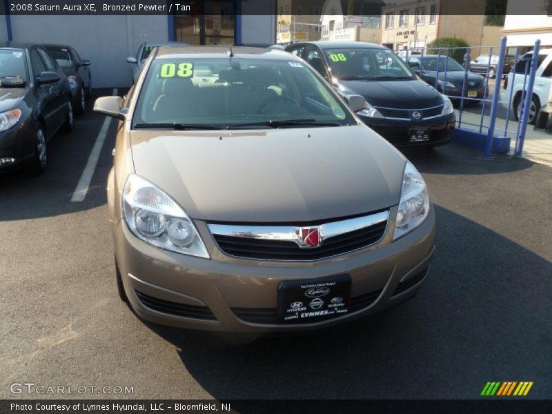 Bronzed Pewter / Tan 2008 Saturn Aura XE