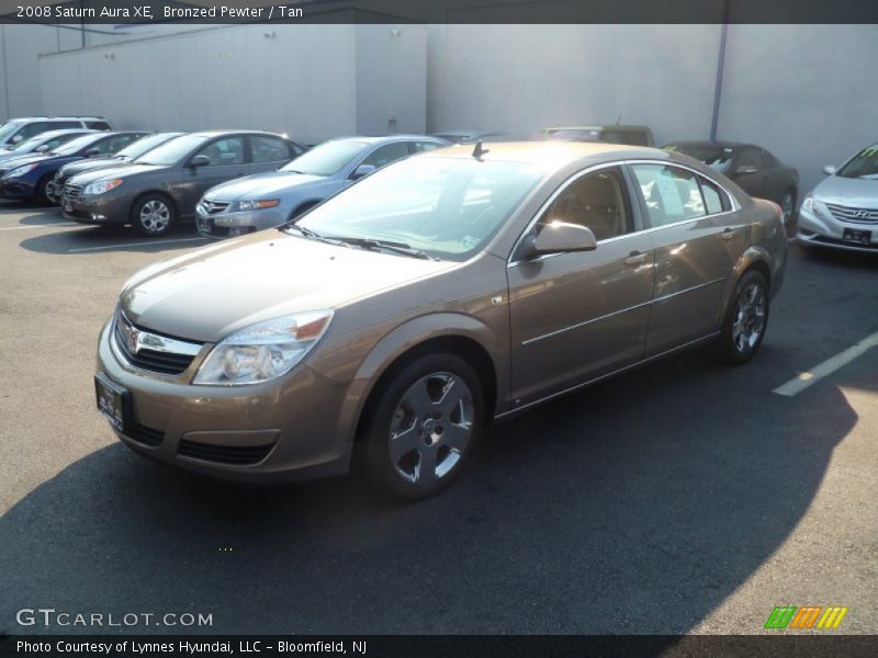 Bronzed Pewter / Tan 2008 Saturn Aura XE