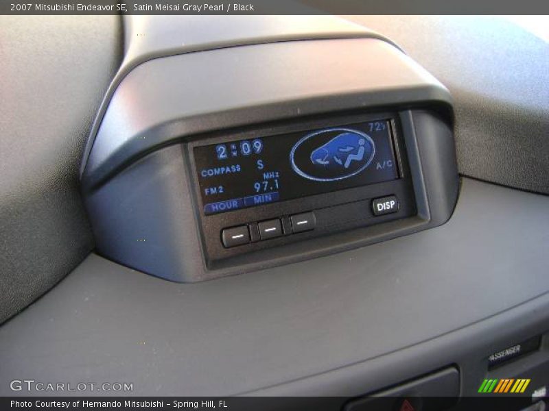 Satin Meisai Gray Pearl / Black 2007 Mitsubishi Endeavor SE