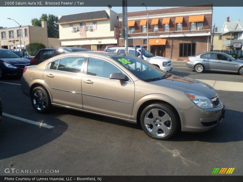 Bronzed Pewter / Tan 2008 Saturn Aura XE