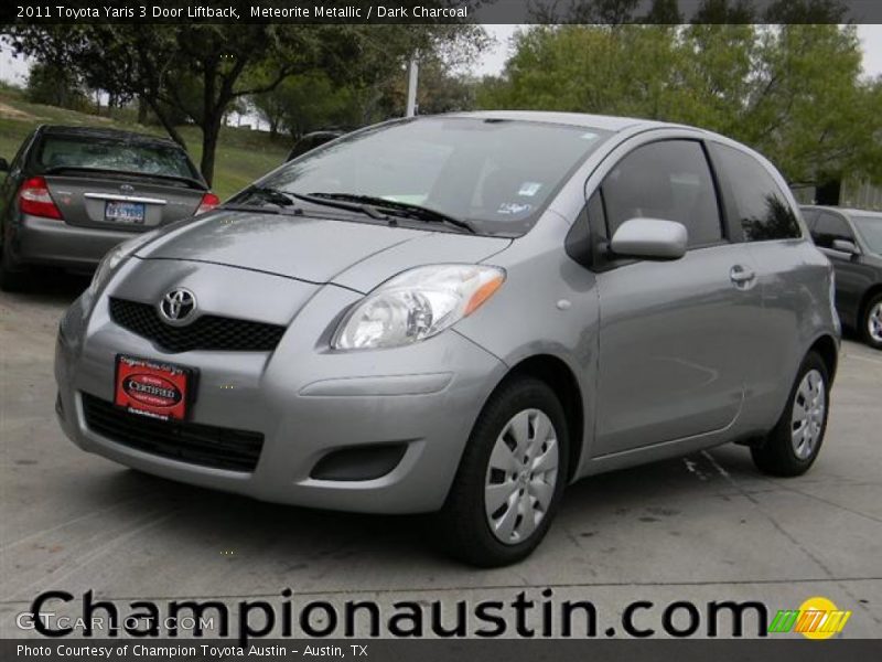 Meteorite Metallic / Dark Charcoal 2011 Toyota Yaris 3 Door Liftback