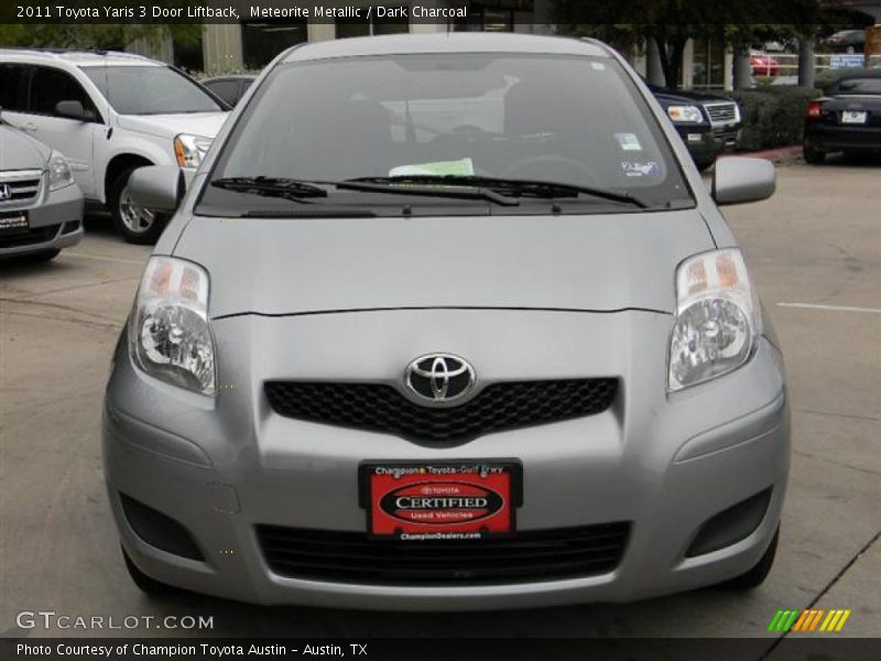 Meteorite Metallic / Dark Charcoal 2011 Toyota Yaris 3 Door Liftback