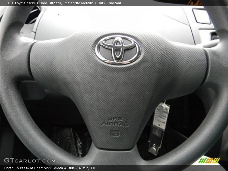 Meteorite Metallic / Dark Charcoal 2011 Toyota Yaris 3 Door Liftback