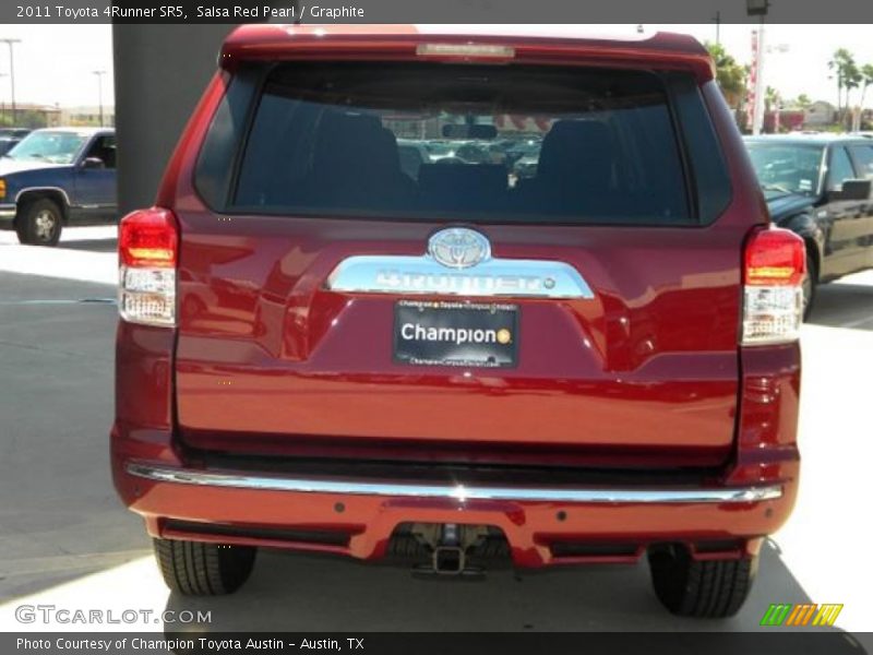 Salsa Red Pearl / Graphite 2011 Toyota 4Runner SR5