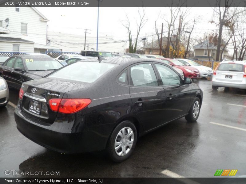 Ebony Black / Gray 2010 Hyundai Elantra GLS