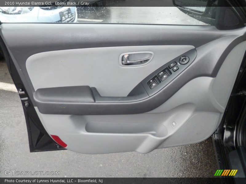 Ebony Black / Gray 2010 Hyundai Elantra GLS