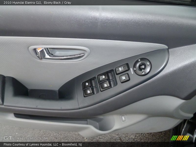 Ebony Black / Gray 2010 Hyundai Elantra GLS