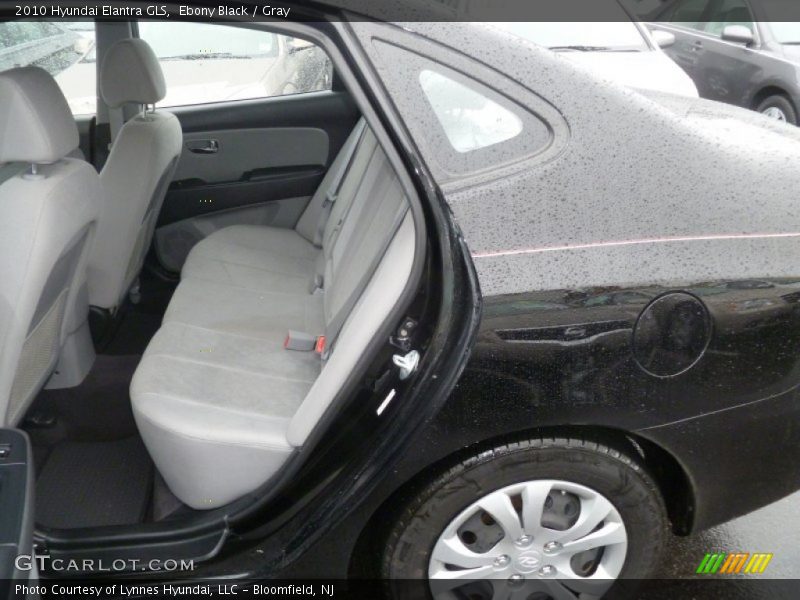 Ebony Black / Gray 2010 Hyundai Elantra GLS