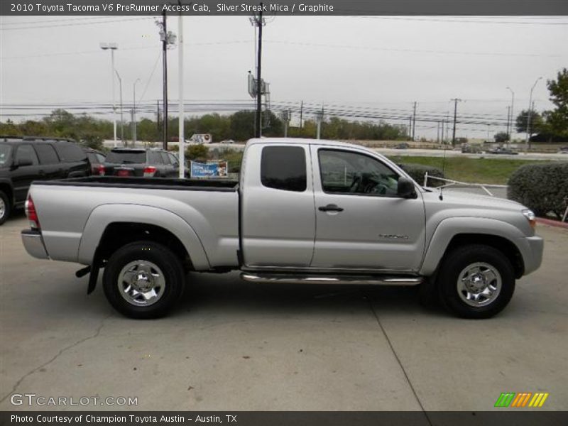 Silver Streak Mica / Graphite 2010 Toyota Tacoma V6 PreRunner Access Cab