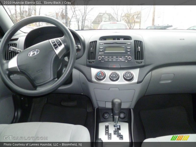 Ebony Black / Gray 2010 Hyundai Elantra GLS