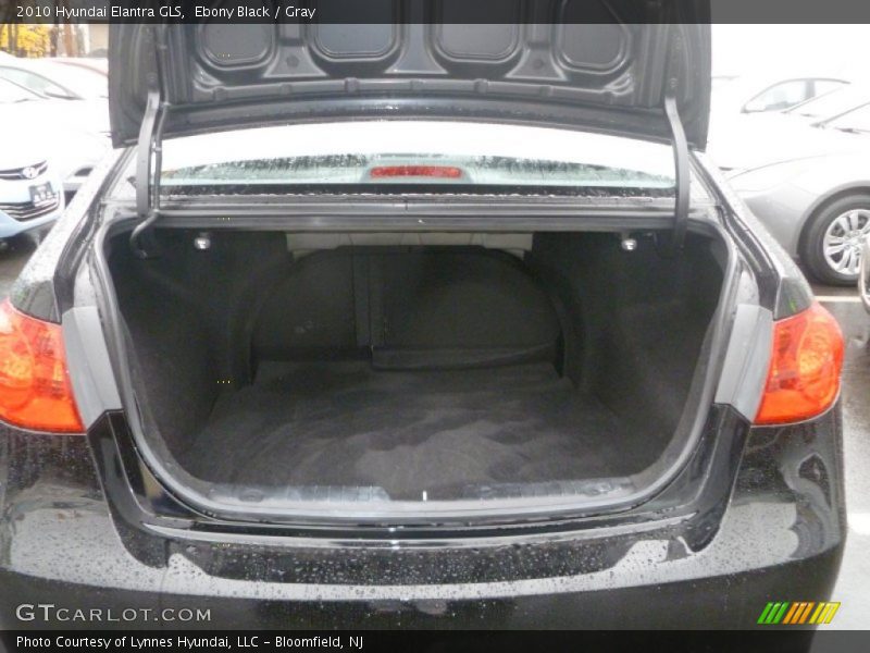 Ebony Black / Gray 2010 Hyundai Elantra GLS