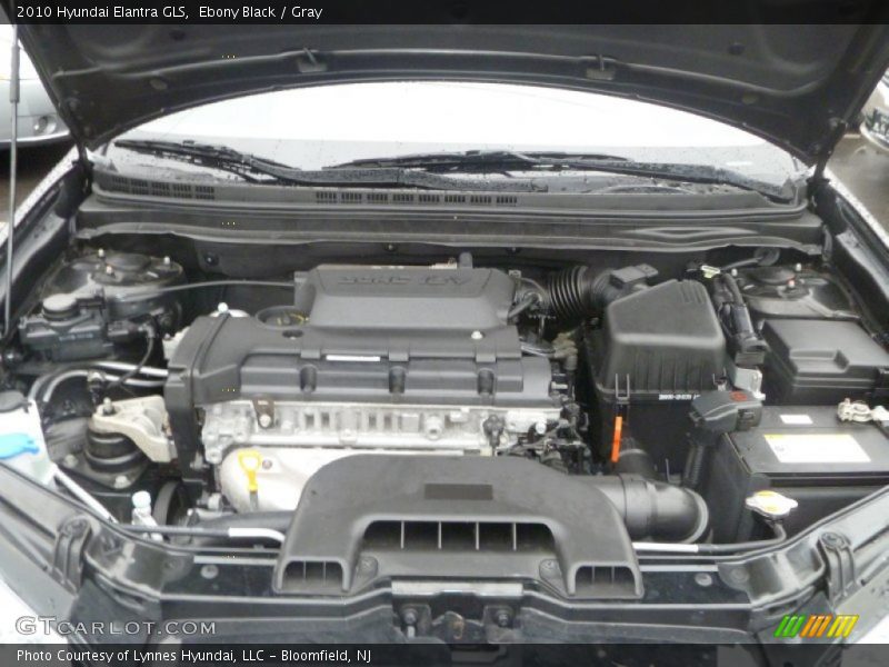 Ebony Black / Gray 2010 Hyundai Elantra GLS
