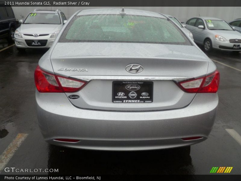 Radiant Silver / Gray 2011 Hyundai Sonata GLS