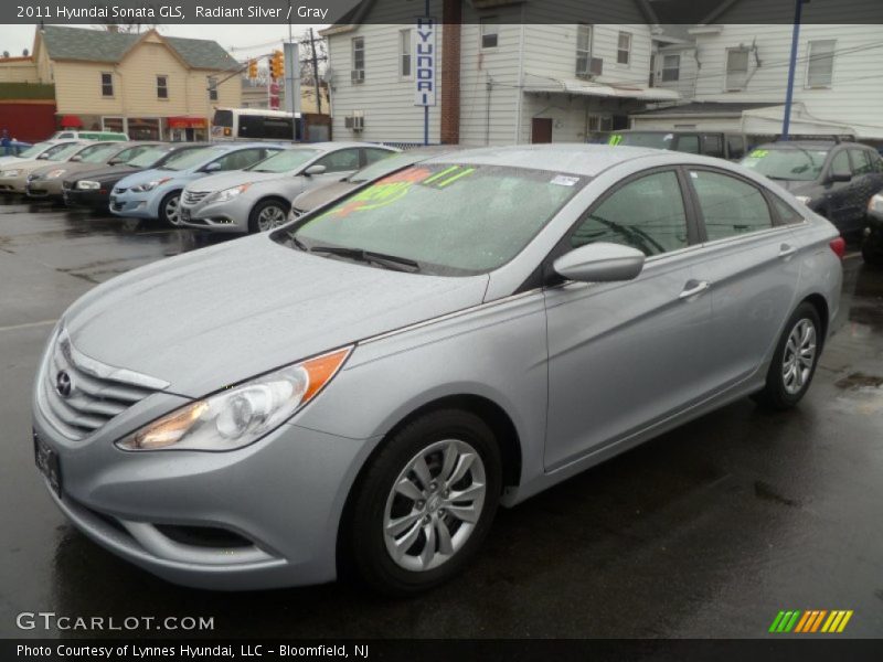 Radiant Silver / Gray 2011 Hyundai Sonata GLS