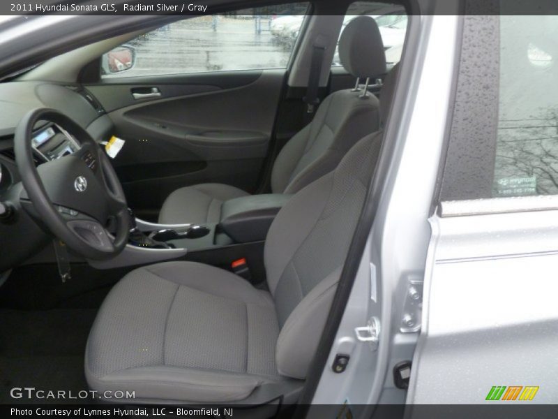 Radiant Silver / Gray 2011 Hyundai Sonata GLS