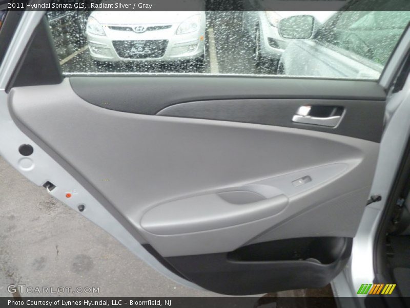 Radiant Silver / Gray 2011 Hyundai Sonata GLS