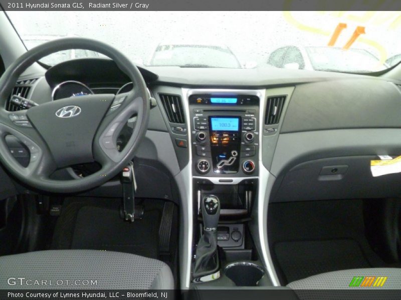 Radiant Silver / Gray 2011 Hyundai Sonata GLS