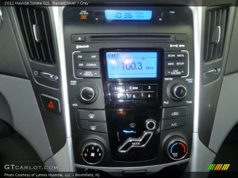 Radiant Silver / Gray 2011 Hyundai Sonata GLS