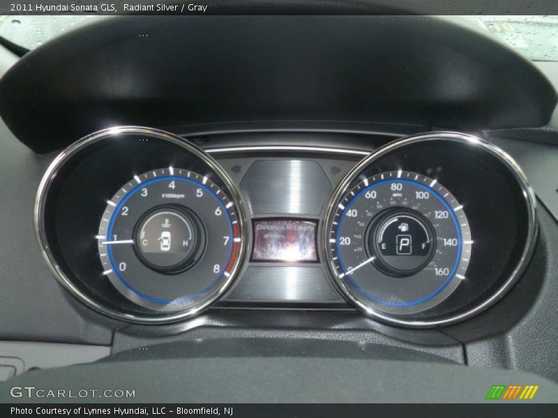 Radiant Silver / Gray 2011 Hyundai Sonata GLS