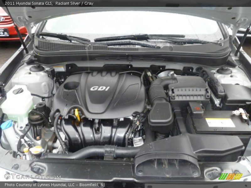 Radiant Silver / Gray 2011 Hyundai Sonata GLS