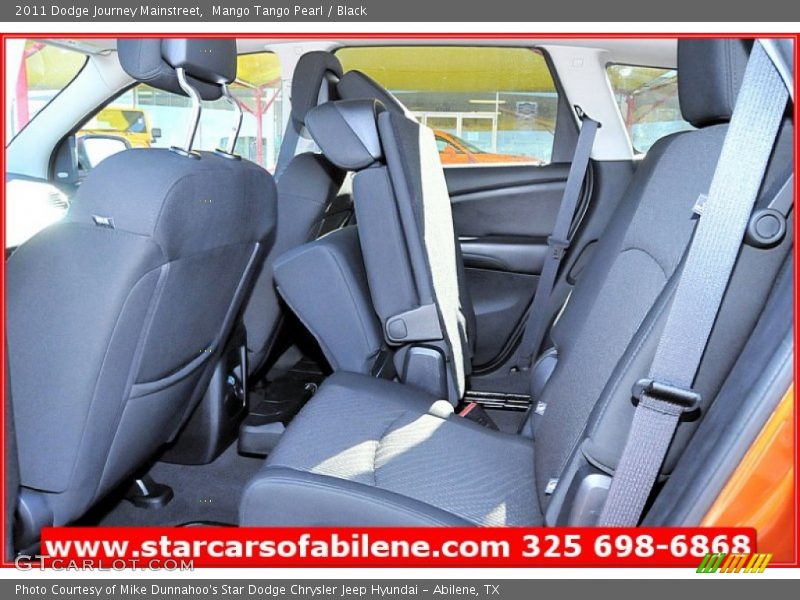 Mango Tango Pearl / Black 2011 Dodge Journey Mainstreet