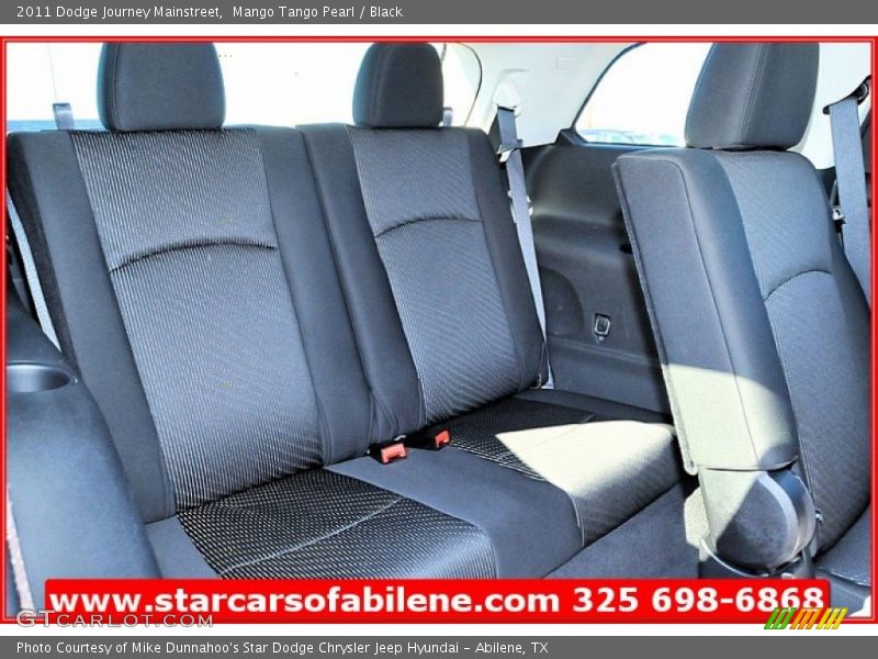 Mango Tango Pearl / Black 2011 Dodge Journey Mainstreet