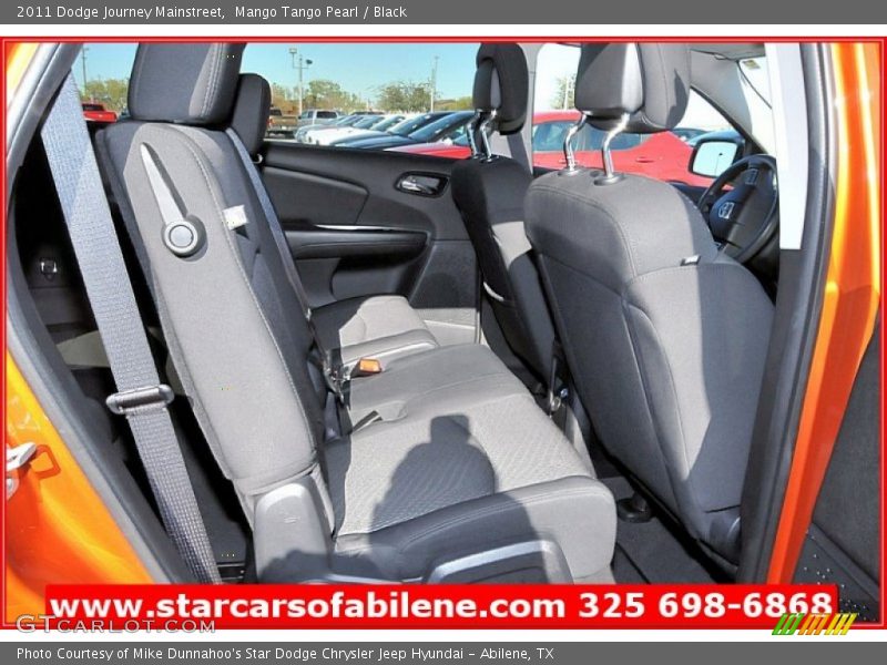 Mango Tango Pearl / Black 2011 Dodge Journey Mainstreet