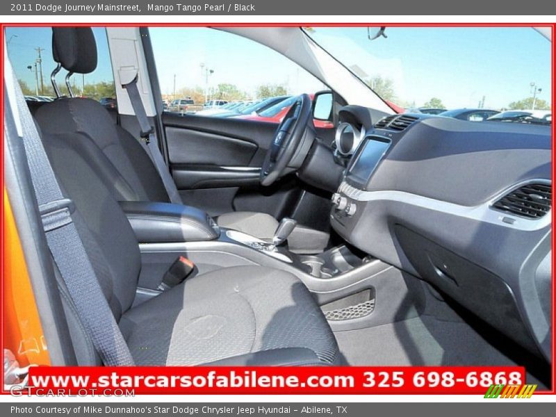 Mango Tango Pearl / Black 2011 Dodge Journey Mainstreet