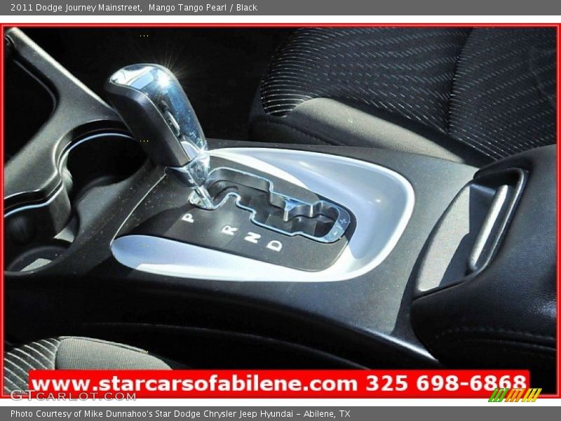 Mango Tango Pearl / Black 2011 Dodge Journey Mainstreet