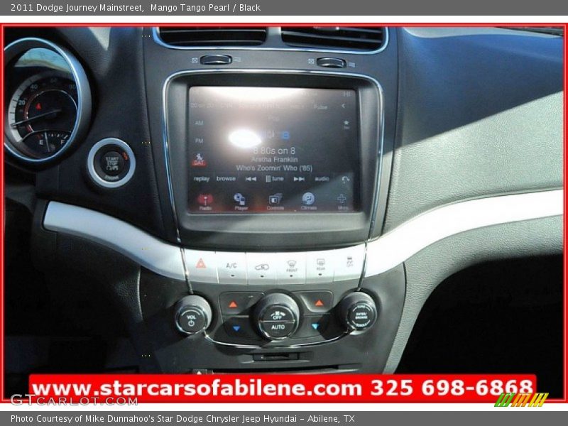 Mango Tango Pearl / Black 2011 Dodge Journey Mainstreet